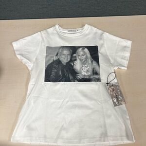 Proof of concept Donatella & Gianni Versace cotton T-shirt